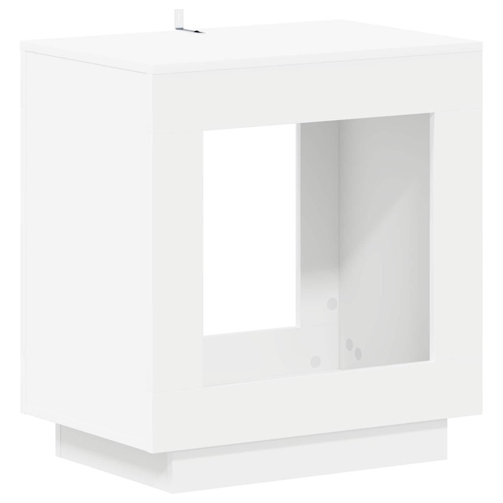 Странична маса vidaXL, Бяло 60 x 40 x 65 см Инженерна дървесина