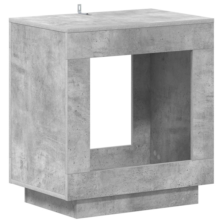 Странична маса vidaXL, Бетонно сиво 60 x 40 x 65 см Инженерна дървесина