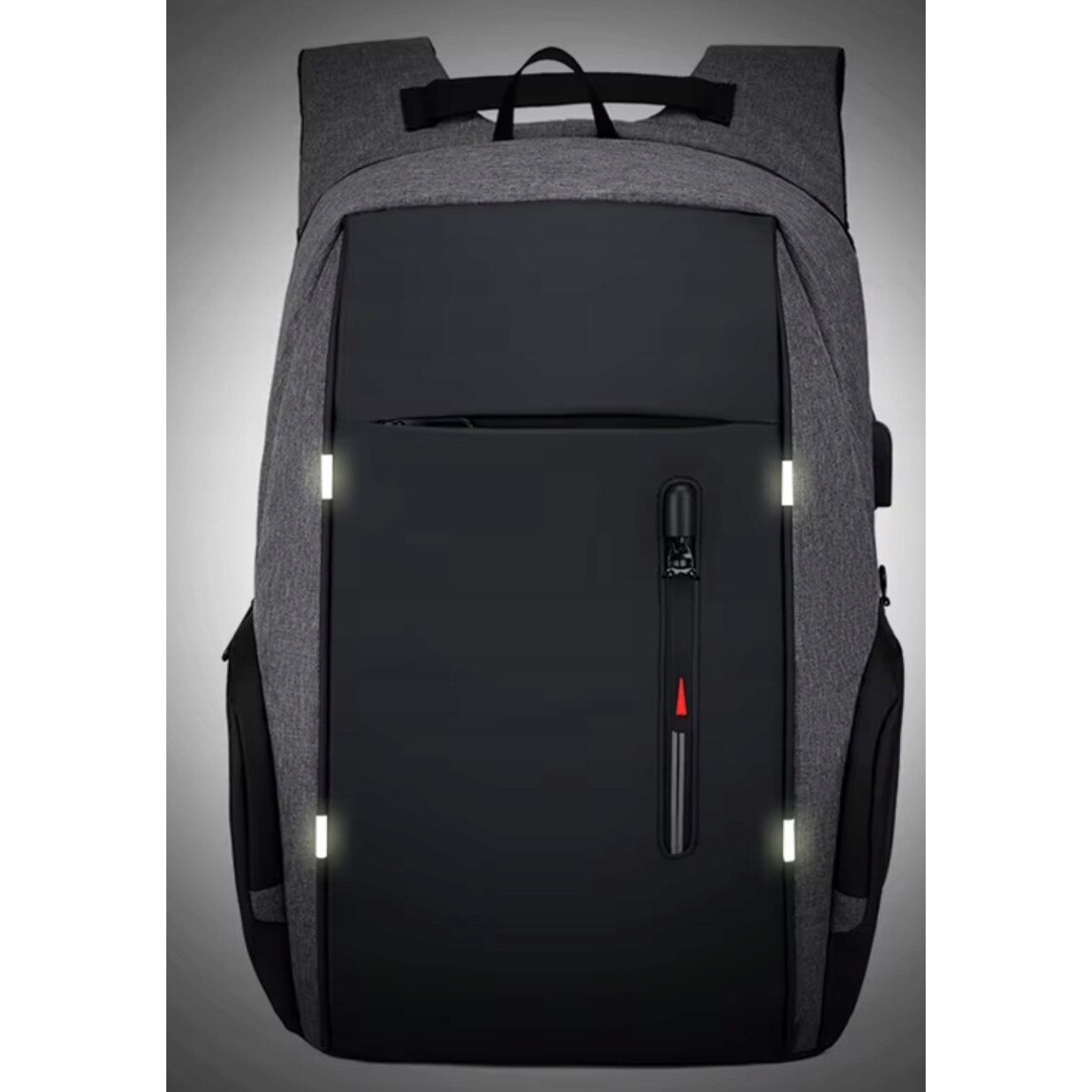 Rucsac DKM laptop 17 inch USB negru 42x31x17cm