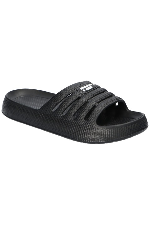 Papuci barbatesti American Club NH195, slip-on, foarte usori, cu talpa din spuma antiderapanta, Negru
