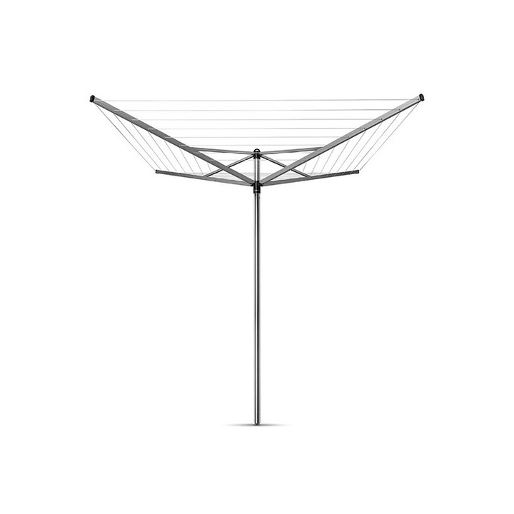 Uscator de rufe pentru exterior Brabantia TopSpinner 90300261, 40 m, Ancorare beton, Rezistent la coroziune, Inox