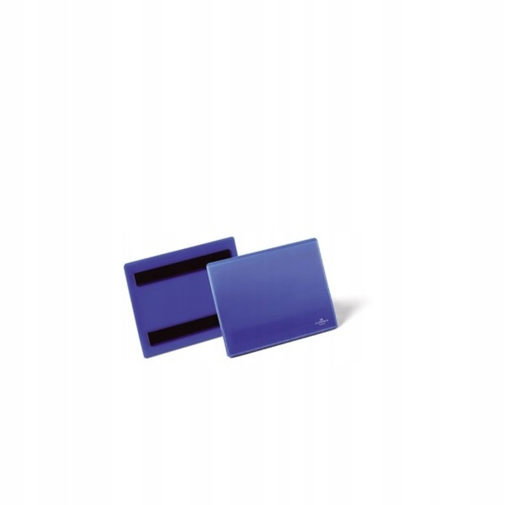 Suport documente Durable A6 orizontal albastru 148x105mm set 50 buc