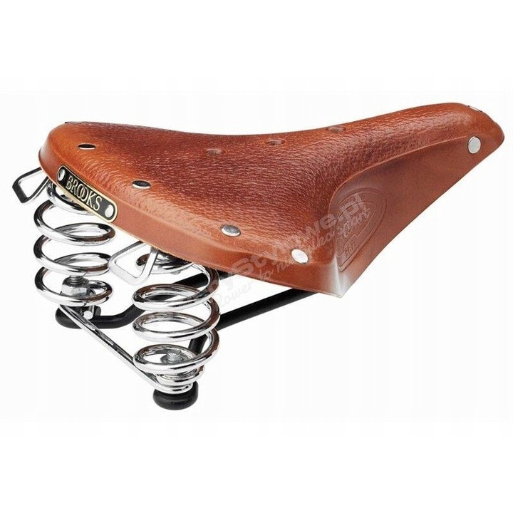 Sa bicicleta Brooks B67 S, piele, miere, 24x20.5x8.5cm, 810g