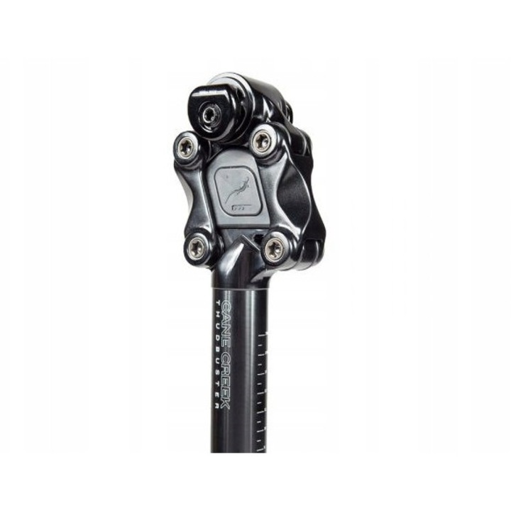 Cane Creek Thudbuster G4 ST rugós nyeregcső, 31.6x375mm, fekete, 50mm rugóút