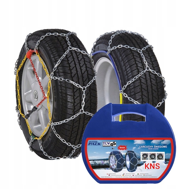 Lanturi auto Inter Pack KNS 110, 9mm, romb, set 2 buc, multicolor