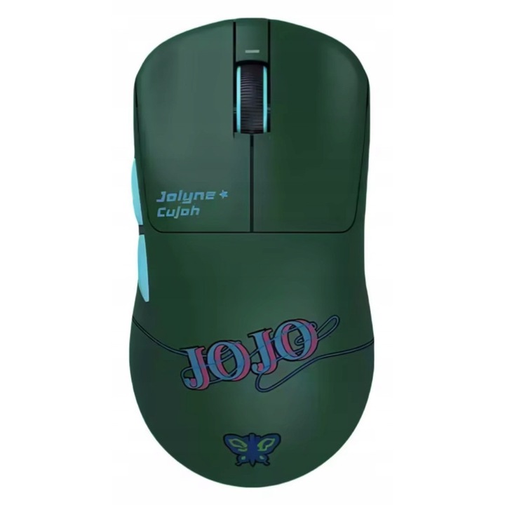 Myszka bezprzewodowa VGN F1 PRO MAX JOJO, sensor optyczny, z rolka i przyciskami bocznymi, zielony, 1 szt.