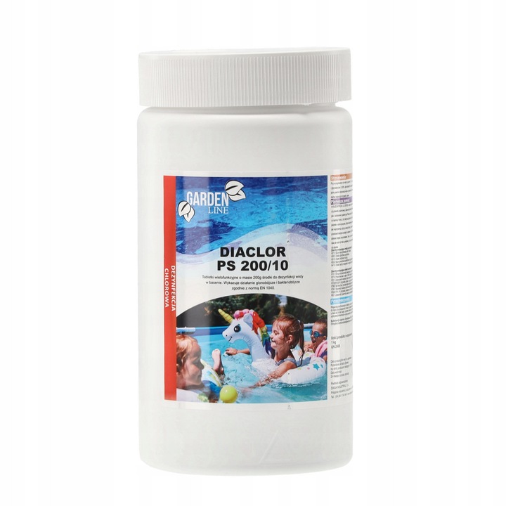 Diaclor PS 200g Tablete multifunctionale cu clor pentru piscina, dezinfectare 1 kg