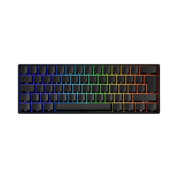 Tastatura Magnetica MonsGeek Fun60 Pro – Imprimare Laterala Neagra Rapid Trigger