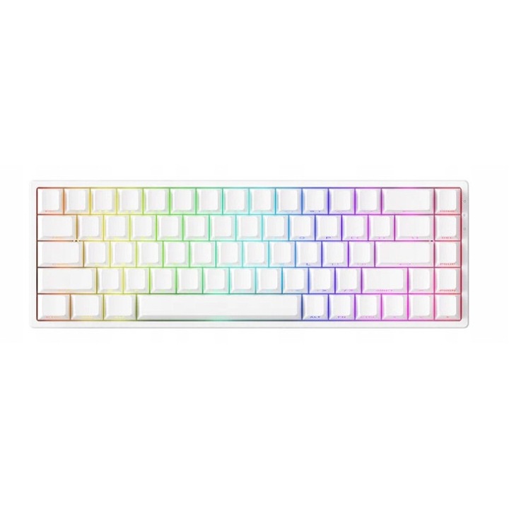 Tastatura Magnetica MonsGeek Fun68 HE – White Side Print Rapid Trigger 1