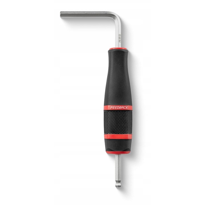 Feedback 6mm imbuszkulcs ergonomikus L-alakú fogantyúval, fekete