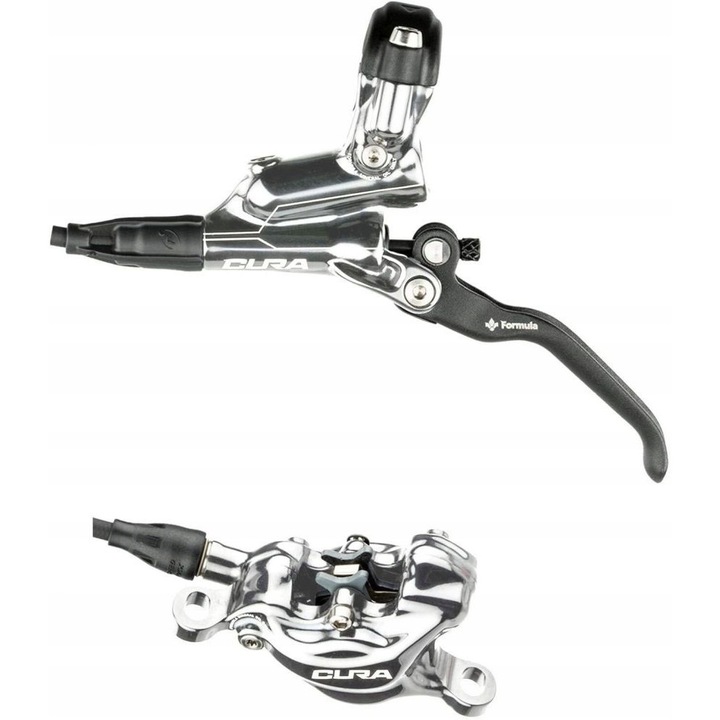 Frana bicicleta Formula Cura, dublu piston, aluminiu, auriu mat, 175cm
