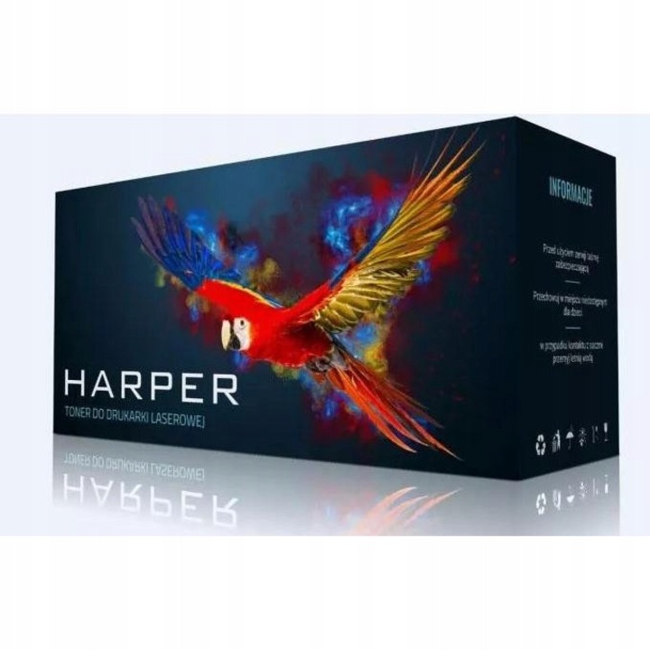 Harper Toner, Q7516A utángyártott, kompatibilis HP LaserJet 5200/5200dtn/5200tn, 12000 oldal kapacitás, fekete, 1 db