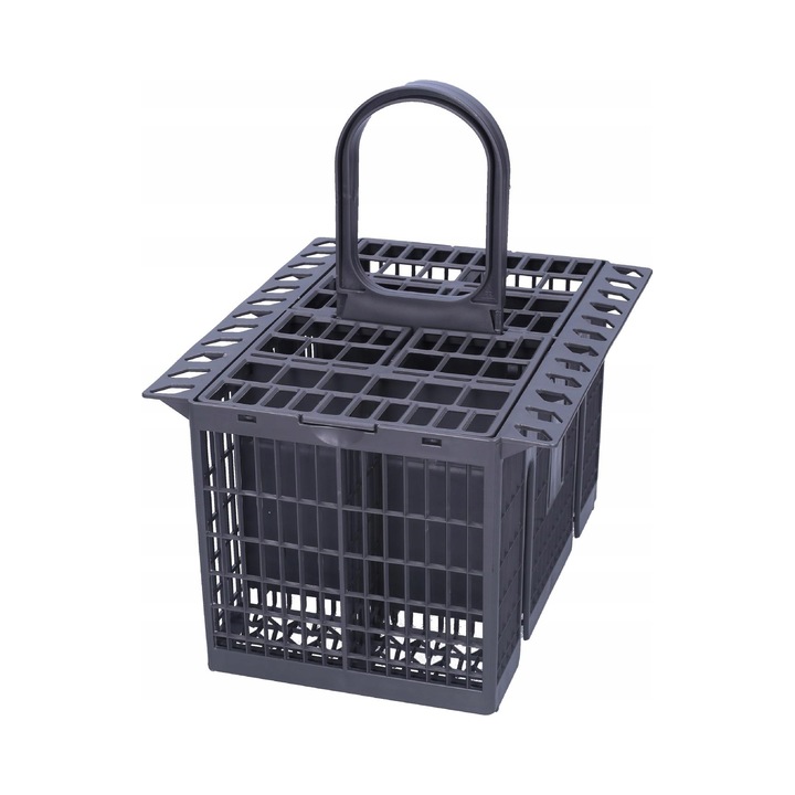 Indesit szürke műanyag evőeszközkosár 20.7x16x12cm fogantyúval