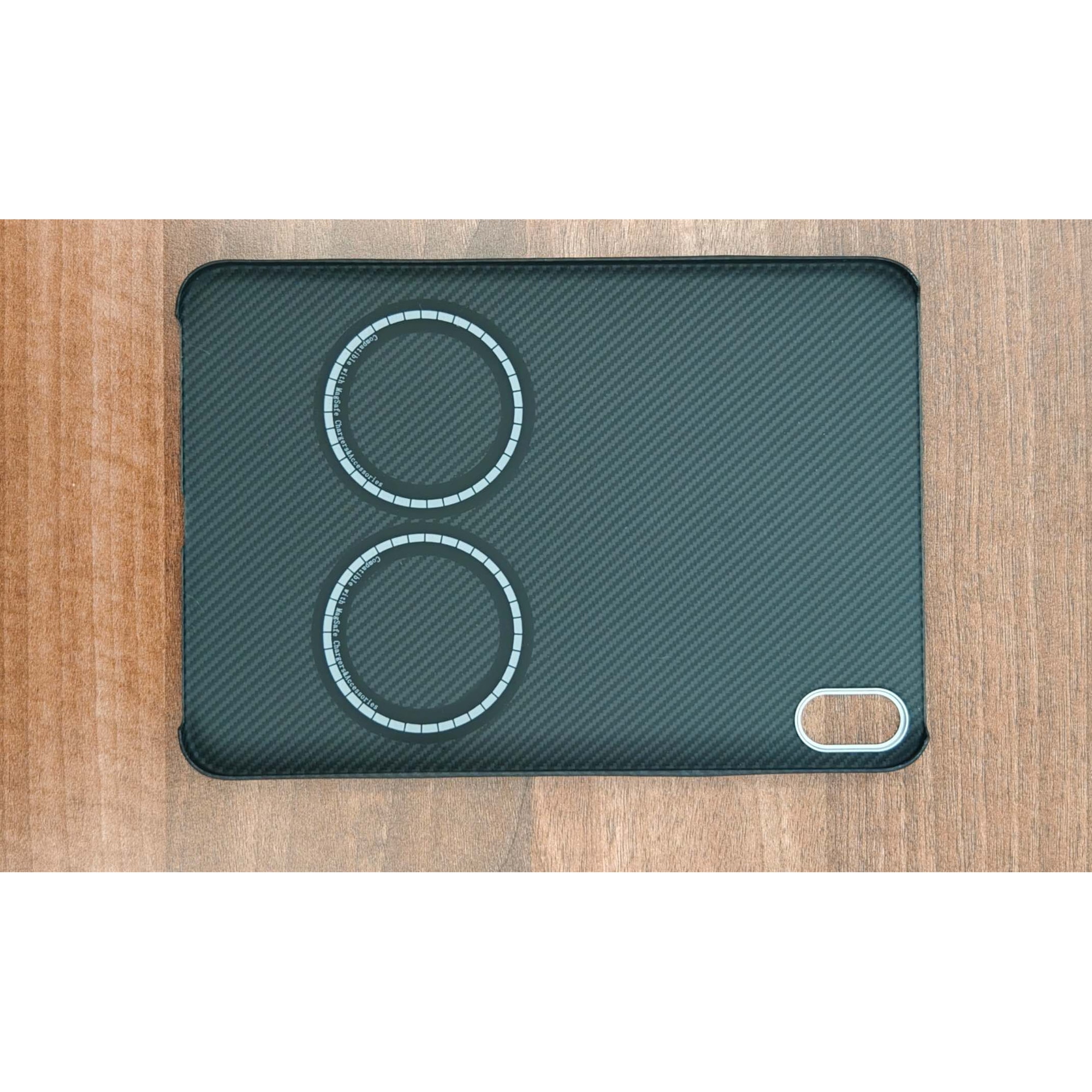 Husă pentru iPad Mini 6, tip Kevlar, Negru, 8.3"