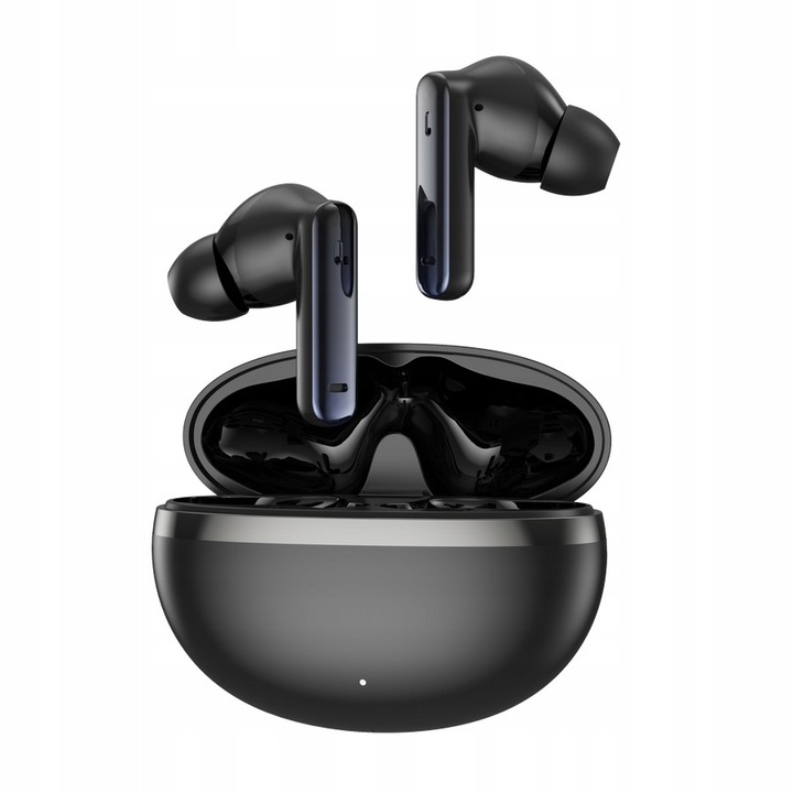 Jellico TWS28 vezeték nélküli fülhallgató, ANC ENC, fekete, 4h, 20h, Bluetooth 5.3