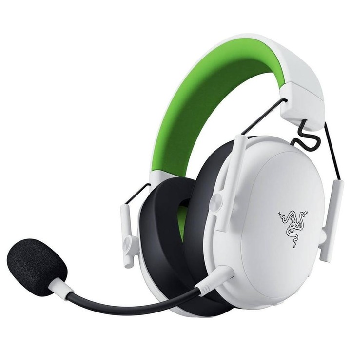 Razer Blackshark V3 X Hyperspeed gamer fejhallgató Xboxhoz, Over-Ear, 2.4G/Bluetooth/USB, TriForce 50mm, HyperClear Cardioid 9.9mm mikrofon, 70 óra üzemidő, fehér