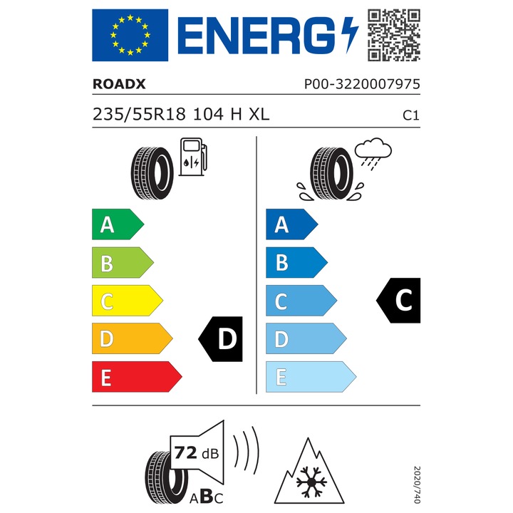 Anvelope de iarnă RoadX WU01 235/55 R18 104H XL