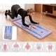 Pilates tábla 10 az 1-ben, Anyag: Ellenálló ABS műanyag, Beépített időzítő LCD kijelzővel, Két ellenállási szalag, Puha térdpárna mellékelve, 110 cm x 43 cm x 13 cm (kihajtva), 55 cm x 43 cm x 13 cm (összecsukva), Lila