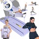 Pilates tábla 10 az 1-ben, Anyag: Ellenálló ABS műanyag, Beépített időzítő LCD kijelzővel, Két ellenállási szalag, Puha térdpárna mellékelve, 110 cm x 43 cm x 13 cm (kihajtva), 55 cm x 43 cm x 13 cm (összecsukva), Lila