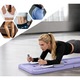 Pilates tábla 10 az 1-ben, Anyag: Ellenálló ABS műanyag, Beépített időzítő LCD kijelzővel, Két ellenállási szalag, Puha térdpárna mellékelve, 110 cm x 43 cm x 13 cm (kihajtva), 55 cm x 43 cm x 13 cm (összecsukva), Lila