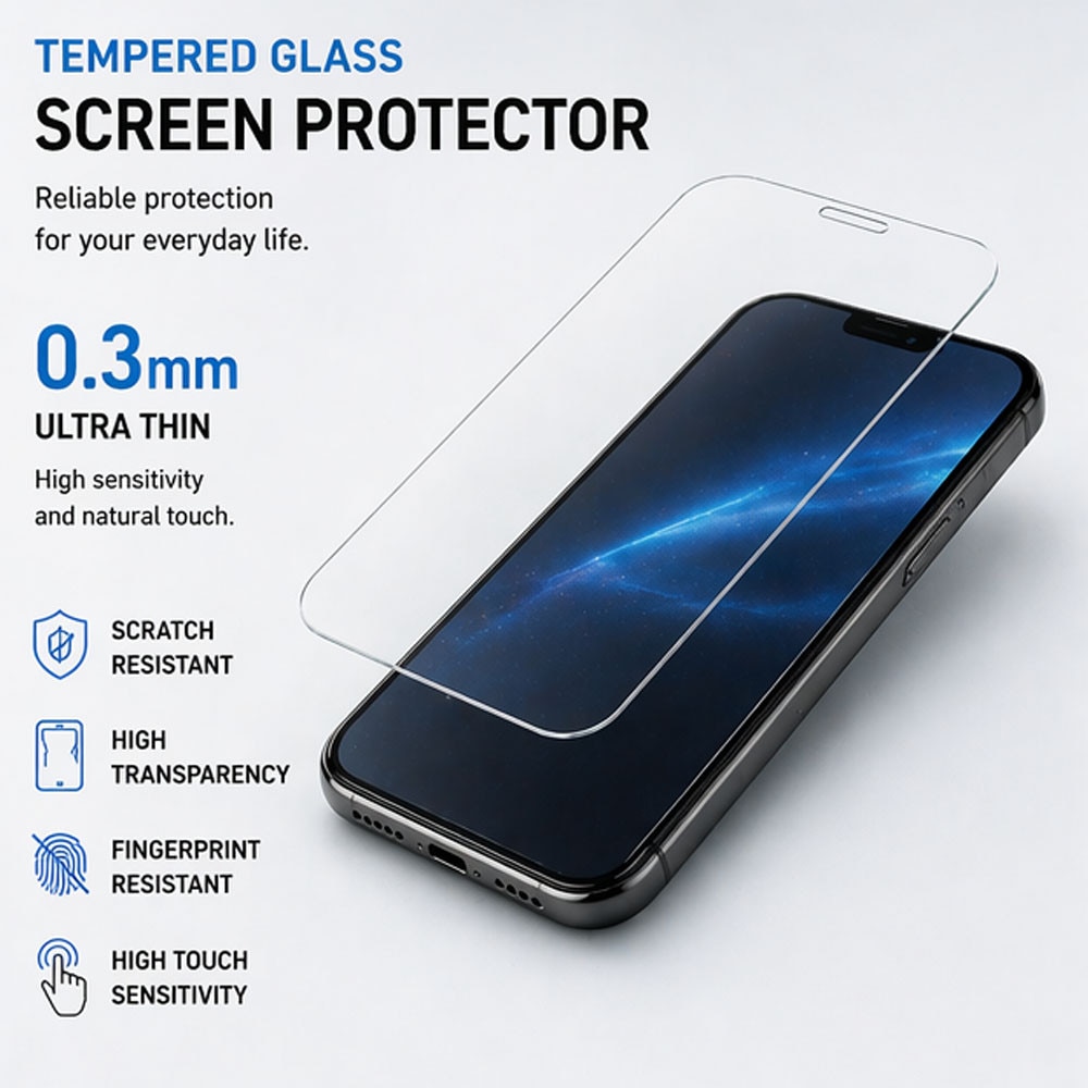 Intelli® Folie Sticla 0.33mm pentru Xiaomi Redmi A7 Pro, Folia nu acopera tot ecranul