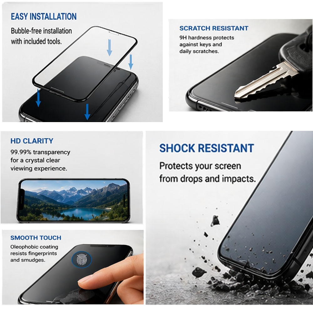 Intelli® Folie Sticla Full Cover pentru Honor 600 Lite, acopera tot ecranul, full glue