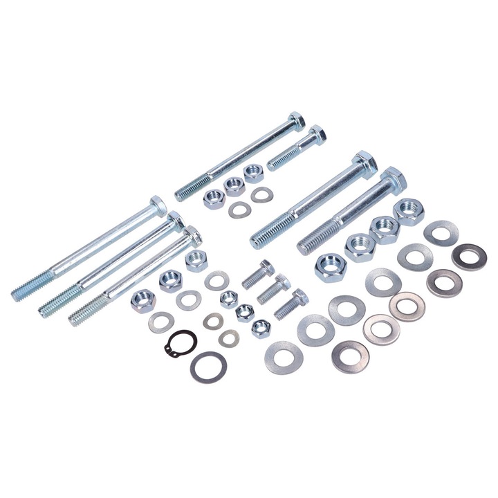 Set suruburi 44 piese suport, repose-picioare, motor pentru Kreidler Florett RS, RMC, LF, LH