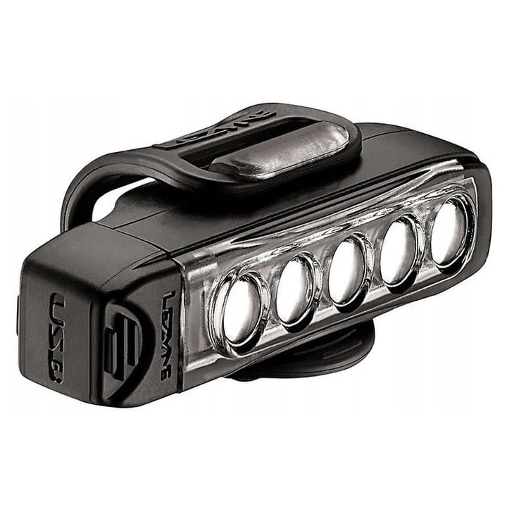 Lezyne Strip Drive fejlámpa, 400 lm LED, USB újratölthető, 21,5 óra üzemidő, fekete, 1 db