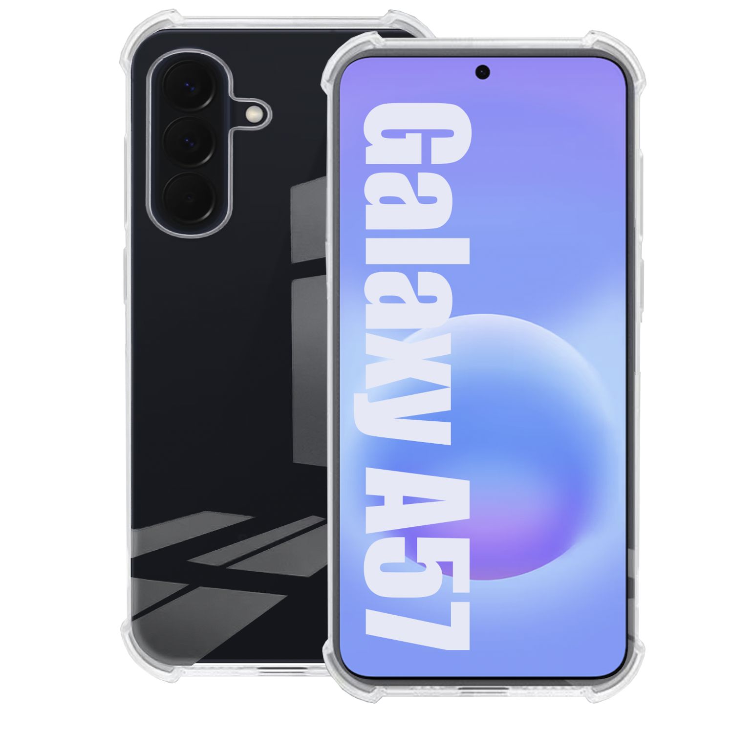 Husa pentru Samsung Galaxy A57, Material TPU cu Anti-Shock la Colturi, Protectie Camera, Rezistenta la Socuri, Transparent