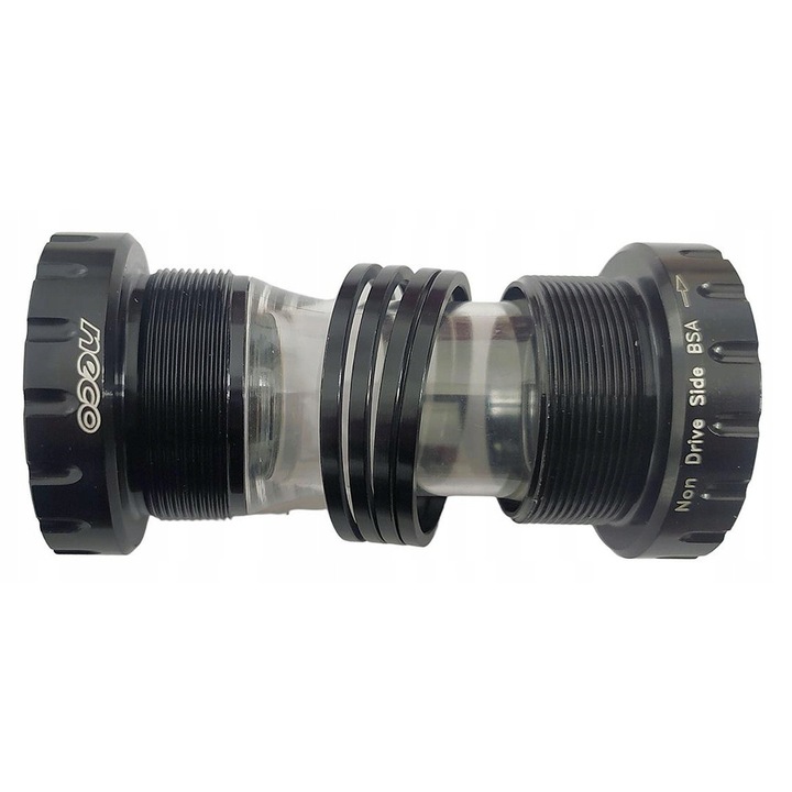 Neco BB401N Hollowtech II hajtóműtengely csapágy szett, 2 darab, Shimano/FSA 24/24 mm kompatibilis, BSA 68/73 mm menetes, Ezüst/Titán