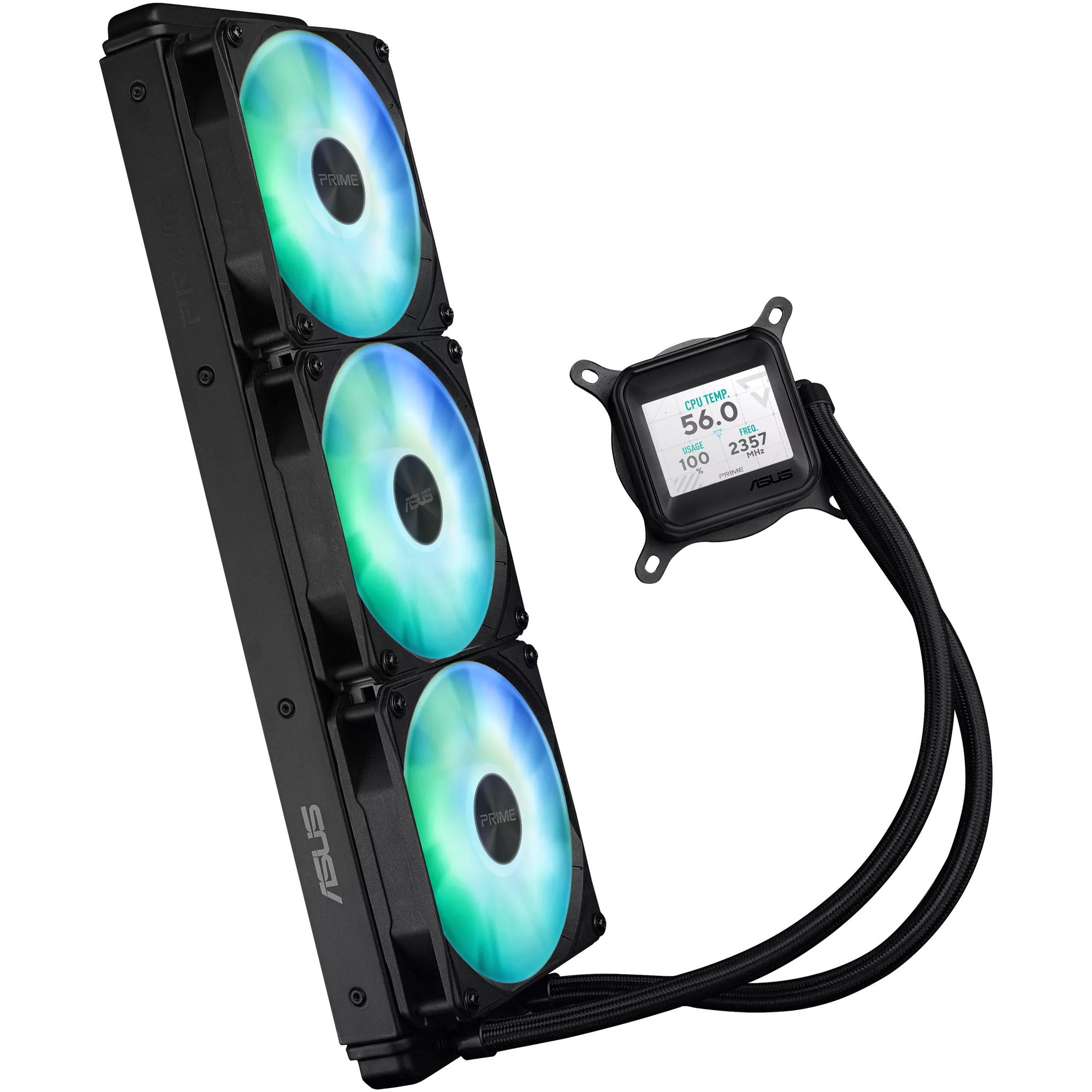 Cooler CPU Gaming ASUS PRIME LC 360, radiator 360mm, ARGB, display