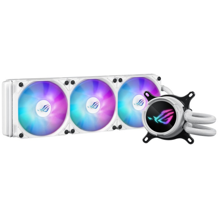 Cooler CPU Gaming ASUS ROG STRIX LC III 360, radiator 360mm, ARGB, alb, 90RC00T2-M0UAY0