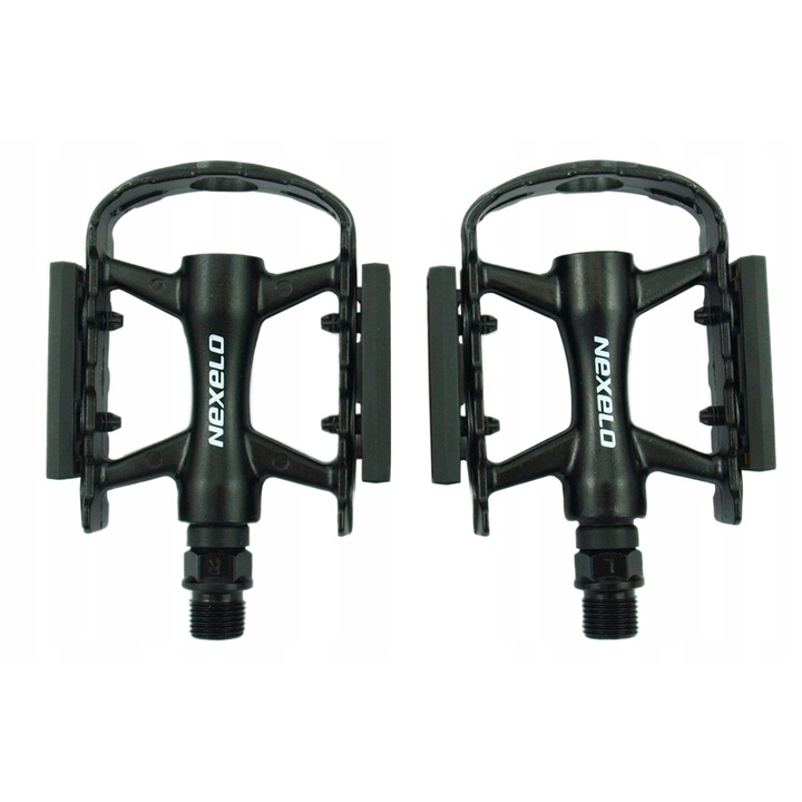Педали за велосипед Nexelo MTB алуминиеви черни 102x78mm