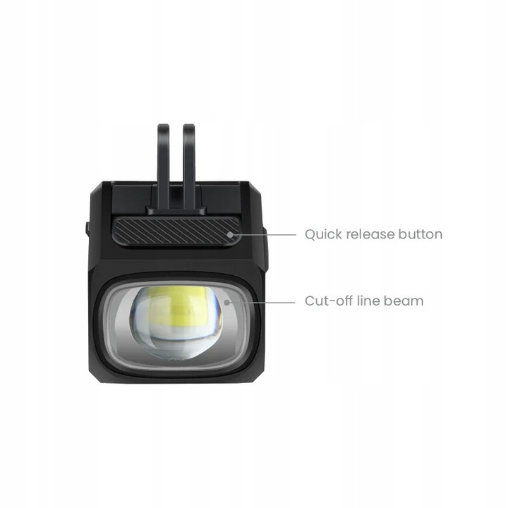 Magicshine EVO 1100 fejlámpa, 1100 lumen, 220 m hatótáv, 15,5 óra üzemidő, USB-C töltés, IPX6, Fekete, 1 db
