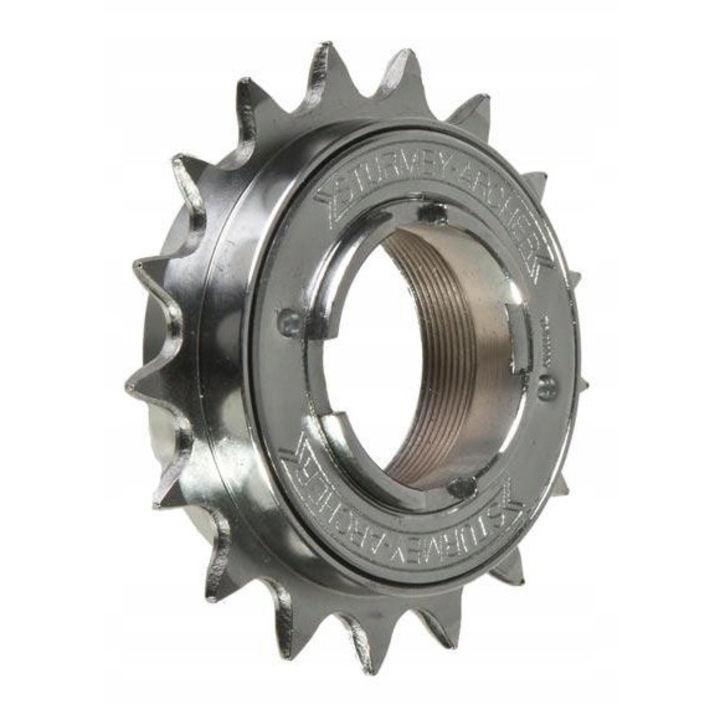 Sturmey Archer S30 szabadonfutó/fogaskerék, 19 fog, 1/2" x 1/8" lánchoz, 1,37x24T menet, krómozott, ezüst, 1 db