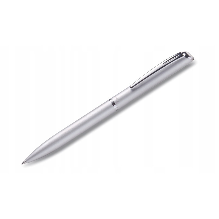 Pix cu gel Pentel BL2007, cerneala gel EnerGel, uscare rapida, rezerve incluse, in etui, argintiu