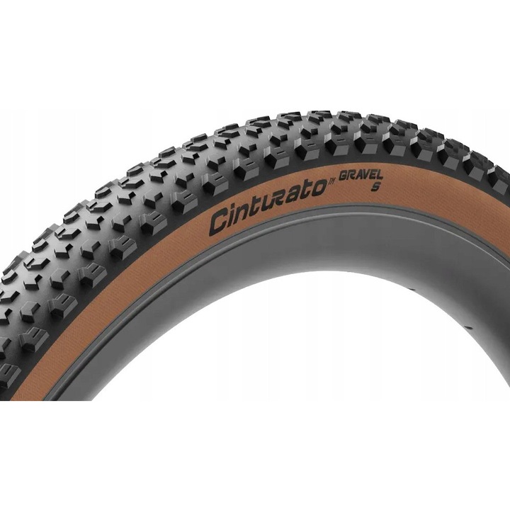 Kerékpár gumiabroncs Pirelli Cinturato Gravel S, Tubeless Ready, TechWALL defektvédelem, SpeedGRIP, 50x700 (50-622), klasszikus
