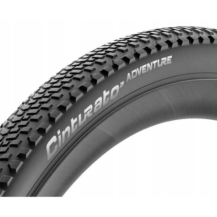Külső gumi Pirelli Cinturato Adventure, ProWall Gravel 60 TPI, tubeless kompatibilis (TLR), ProCompound a tapadásért és tartósságért, Fekete, 700x40c (40-622)