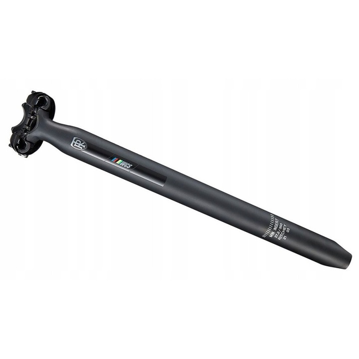 Колче за седалка Ritchey WCS 1-Bolt, алуминий 7075-T6, скоба от кован алуминий 2014-T6, скоба с 1 болт, отместване 20 мм, 27.2 мм, 350 мм, матово черно