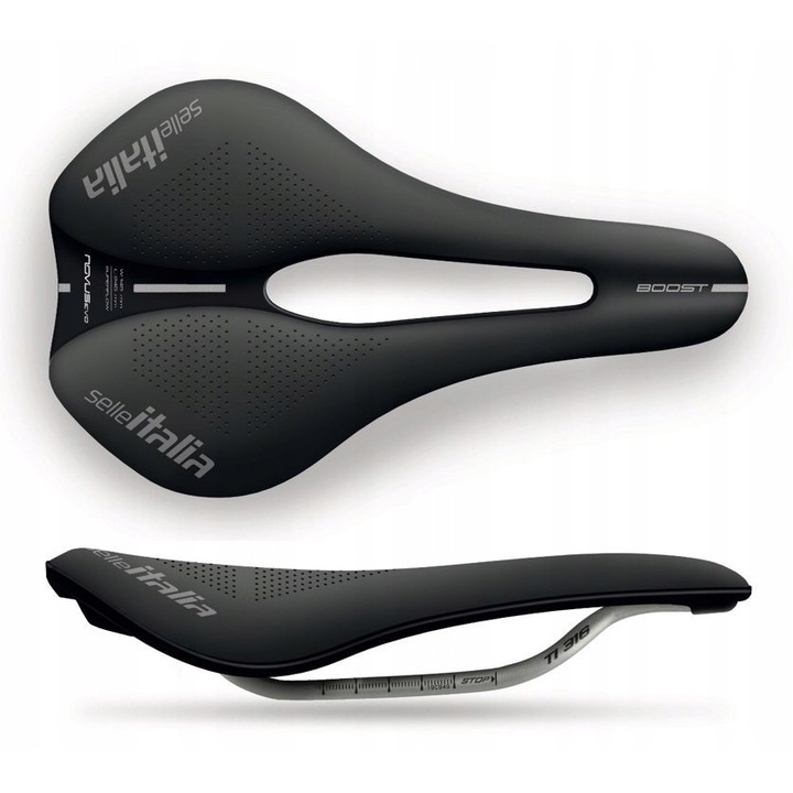 Седалка за велосипед Selle Italia Novus Evo Boost L3 черен 145x245mm титан