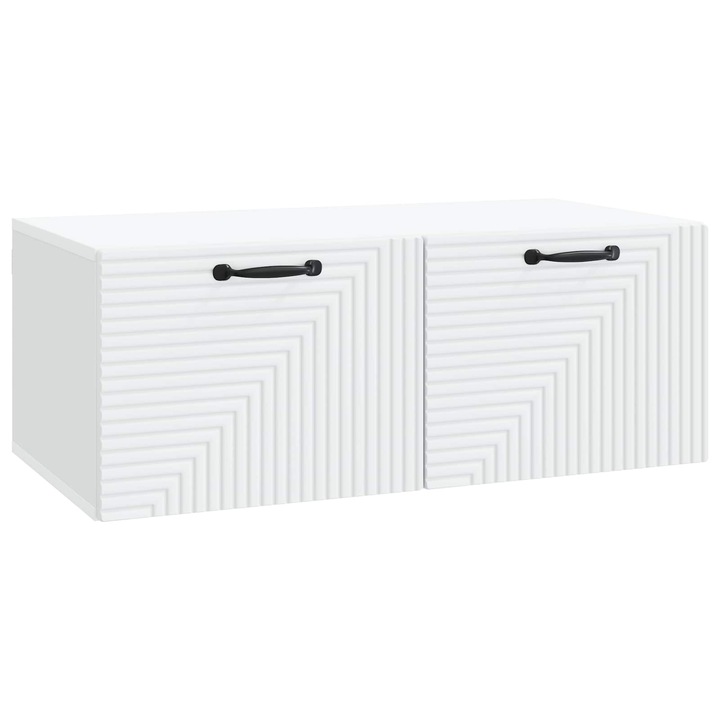 Oglinda TV montata pe perete vidaXL, Pe perete vidaXL, Alb 78 vidaXL, 5 x 41 x 30 cm