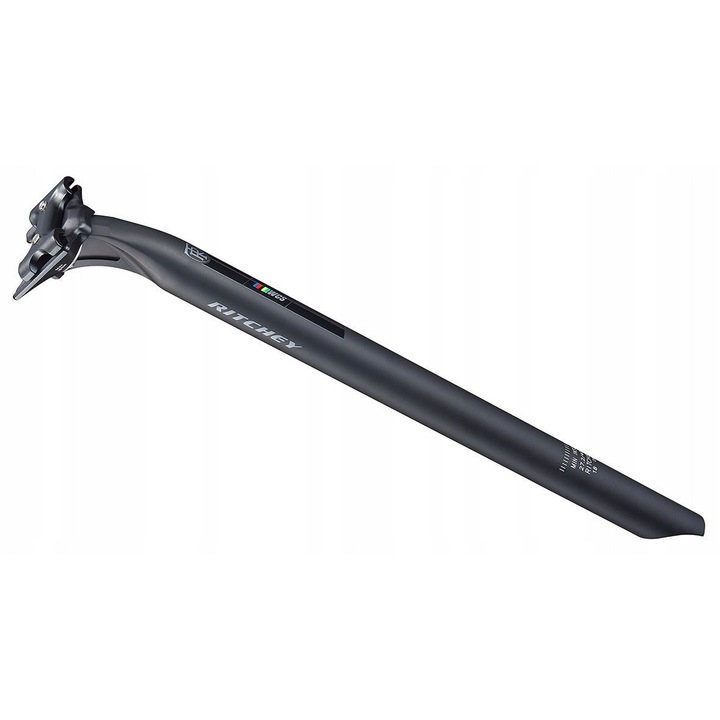 Колче за седалка Ritchey WCS Link, 3D кован алуминий 7050, 20 мм отместване, 2 болта, съвместимо със 7x7 мм релси, матово черно, 27.2x350 мм