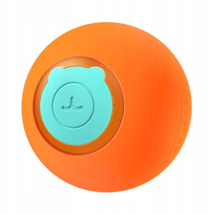 Interaktív macskajáték, LED labda, Rojeco, narancssárga, 4.2cm
