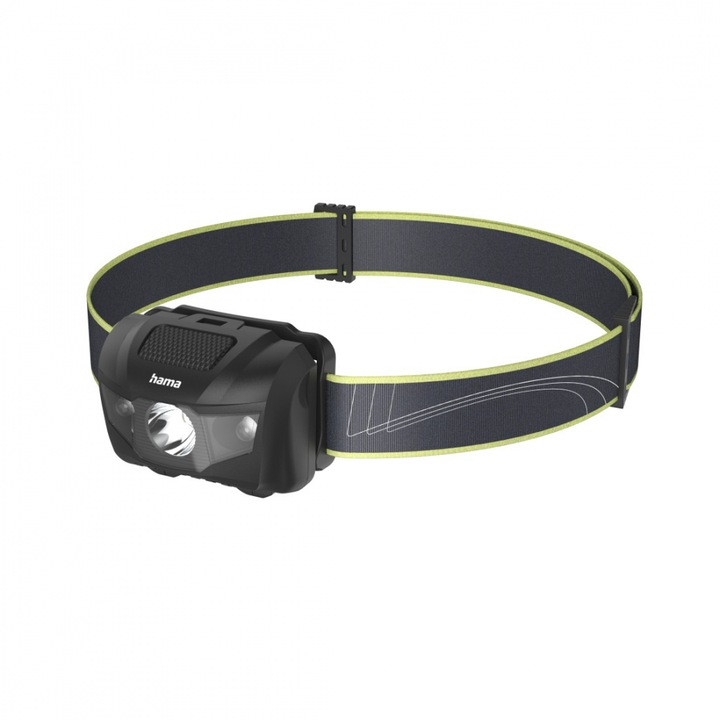 Фенер Hama HL200, LED, 4 режима, IP44, 6.3x6.3x4.5cm