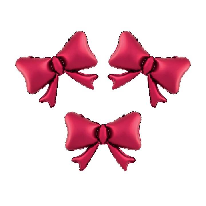 Set 3 funde folie rosii, BEST PARTY, 55x42 cm