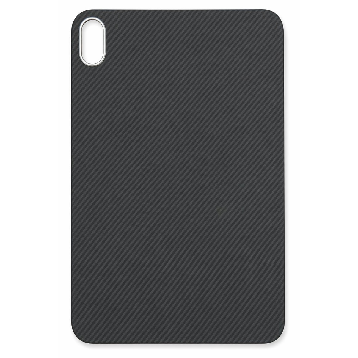 Husa magnetica pentru iPad Mini 6, tip Kevlar, design slim, finisaj carbon, 8.3"