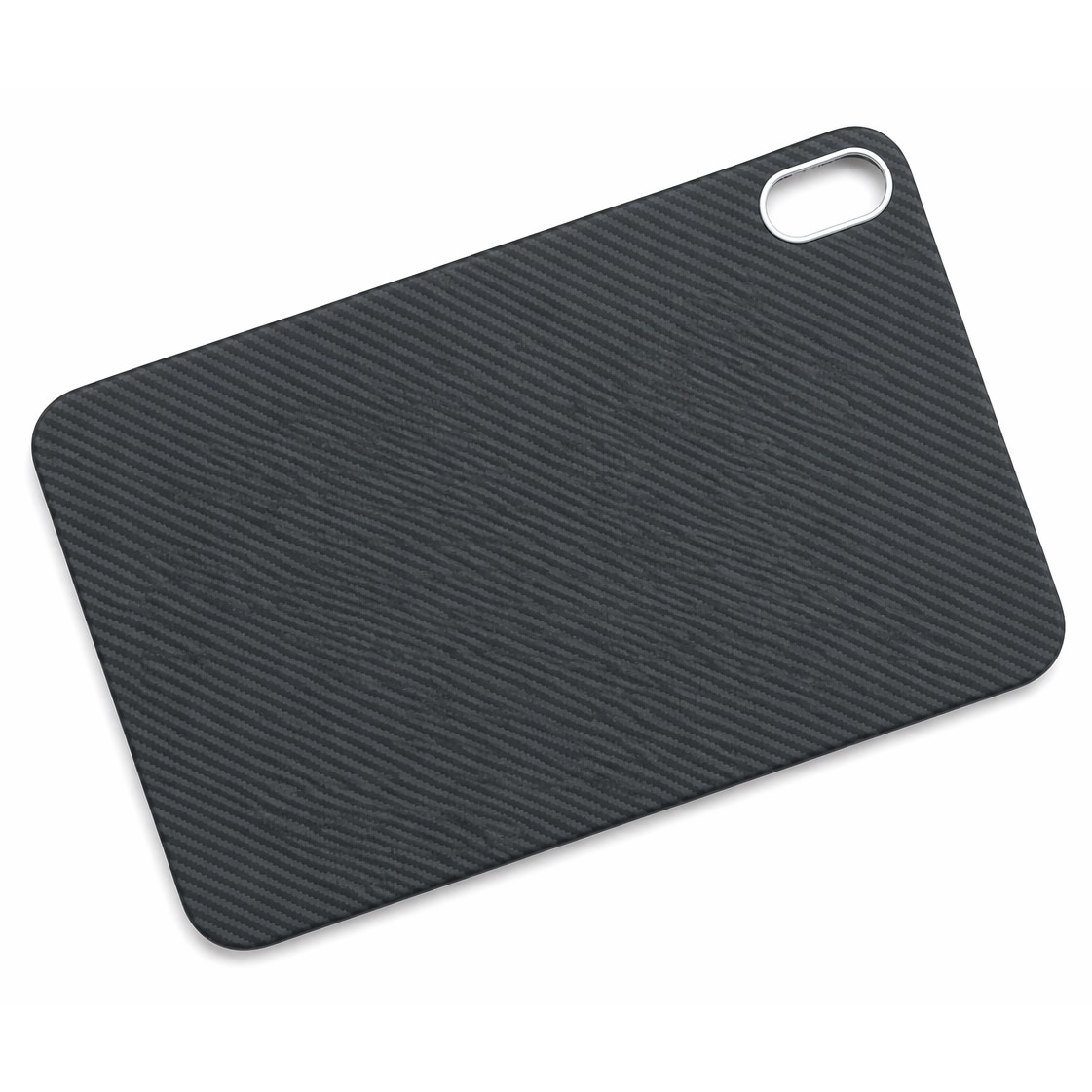 Husa magnetica pentru iPad Mini 6, tip Kevlar, design slim, finisaj carbon, 8.3"