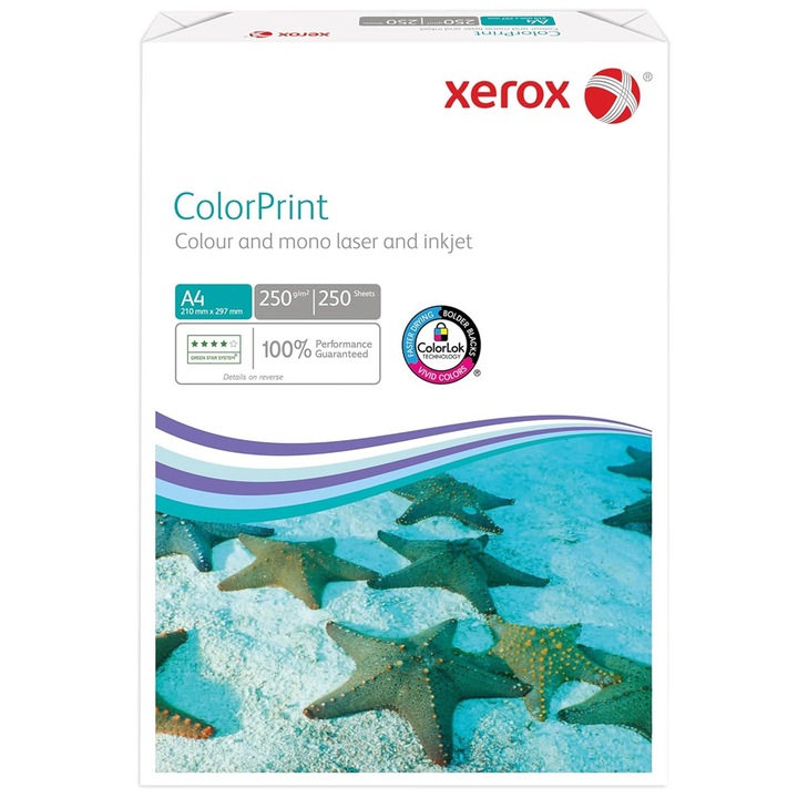 Carton Copiator A4 Alb 250g 250/Top ColorPrint Xerox