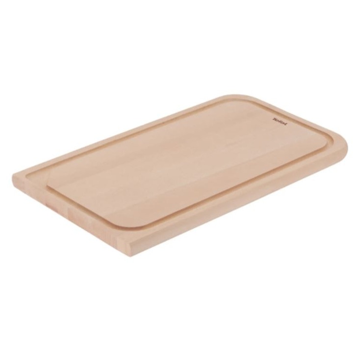 Дъска за рязане Tefal Comfort, 41x24см, от буково дърво, светлокафява