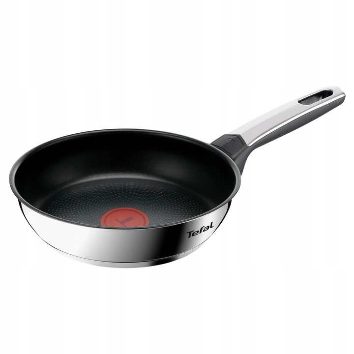 Тиган Tefal Emotion 20 см, инокс, незалепващ, за индукция